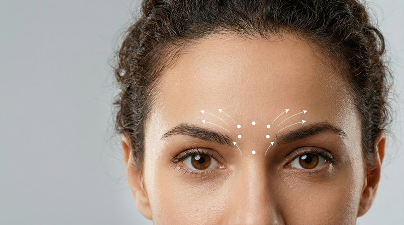 Behandlung von Falten zwischen den Augen (Zornesfalten) in Berlin